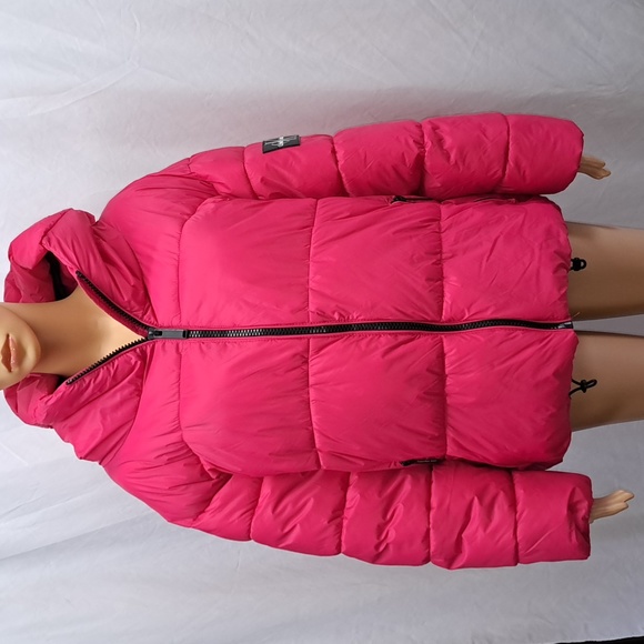 Calvin Klein Jeans Trendy Plus Size Hooded Puffer Jacket - 1X - Picture 2 of 15
